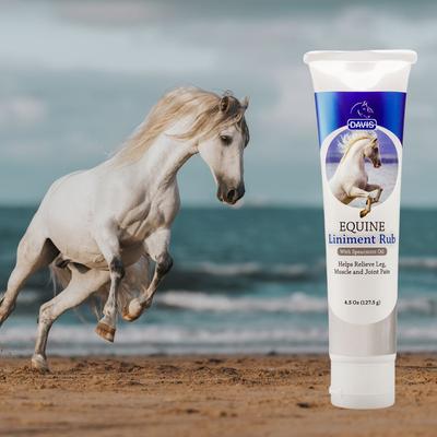 Show full view: Davis Equine Liniment Rub Horse Cream, 4.2-oz tube slide 3 of 3
