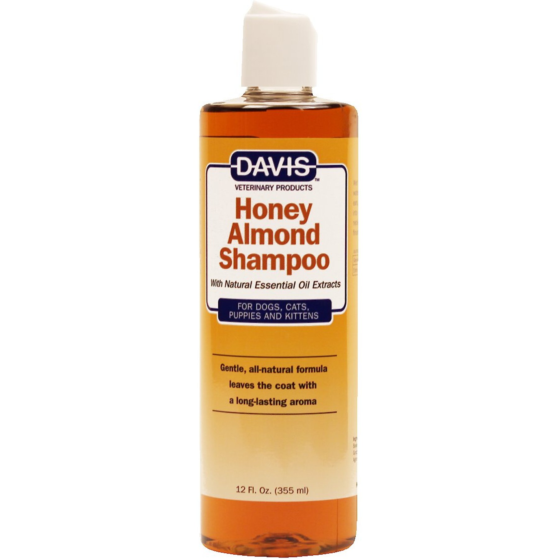 Davis Honey Almond Dog & Cat Shampoo, 12-fl oz bottle, 2 count