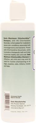 Show full view: Davis Maximum Chlorhexidine Dog & Cat Shampoo, 12-fl oz bottle slide 3 of 5