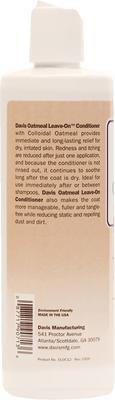 Show full view: Davis Oatmeal Leave-On Dog & Cat Conditioner, 12-fl oz bottle slide 2 of 4