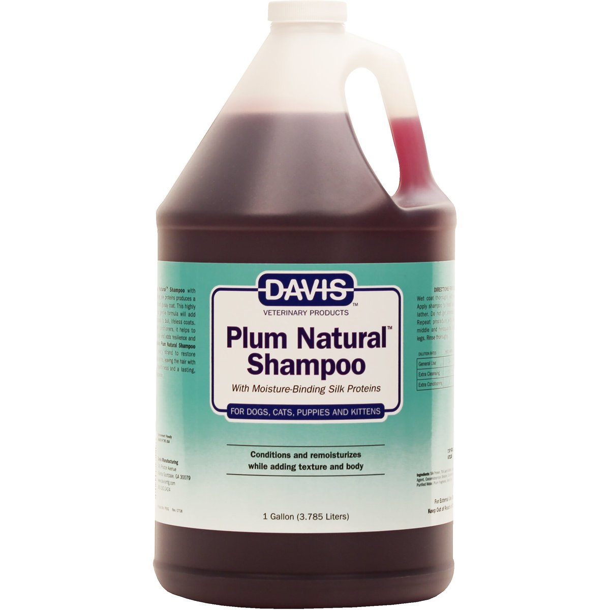 Davis Plum Natural Dog & Cat Shampoo, 1-gallon