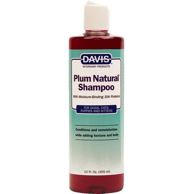 Davis Davis Plum Natural Dog & Cat Shampoo, 12-fl oz bottle