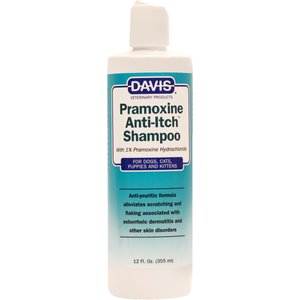 Davis Pramoxine Anti-Itch Dog & Cat Shampoo, 12-fl oz bottle