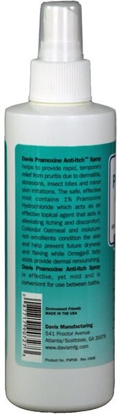Davis Pramoxine Anti-Itch Dog and Cat Spray, 8-Ounce