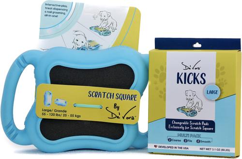 Show full view: De' Vora Scratch Square Dog Grooming Toy, Large slide 4 of 6