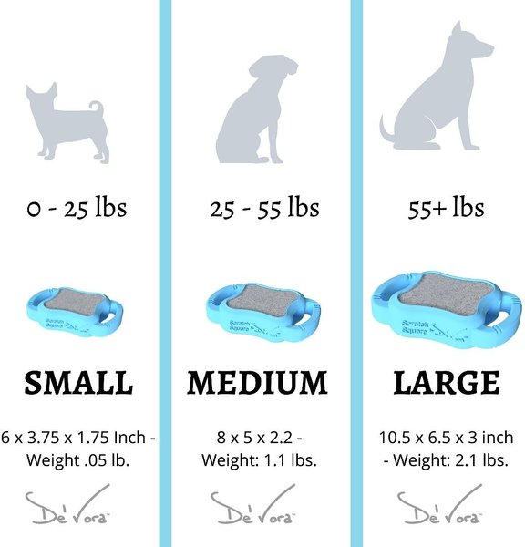 Show full view: De' Vora Scratch Square Dog & Cat Grooming Toy, Large  slide 4 of 5
