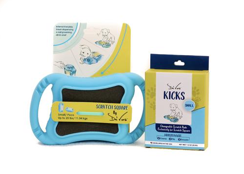 Show full view: De' Vora Scratch Square Dog Grooming Toy, Small slide 4 of 6