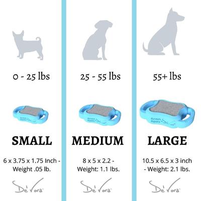 Show full view: De' Vora Scratch Square Dog Grooming Toy, Small slide 5 of 6