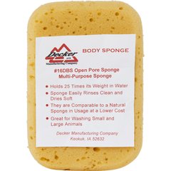 Decker Manufacturing Company Body Horse Sponge