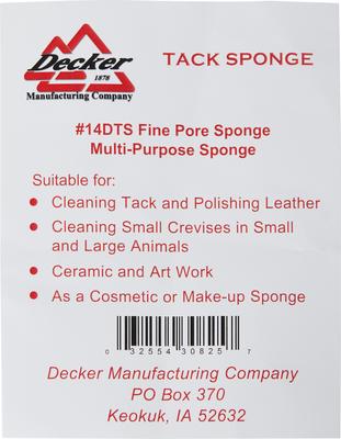 Show full view: Decker Manufacturing Company Round Tack Horse Sponge, 12 count slide 5 of 6