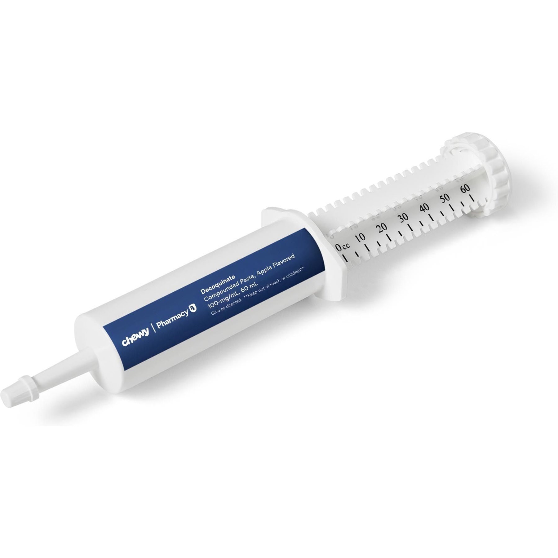 Decoquinate Compounded Apple Paste, 100 mg/mL, 60 mL for Veterinary use (dosed in 5mL increments)