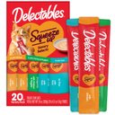 Delectables Squeeze Up Variety Pack Grain-Free Lickable Cat Treats, 0.5-oz tube, 20 count