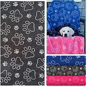 Delilah Home Drytek High Performance Pet Towel, X-Large, Black