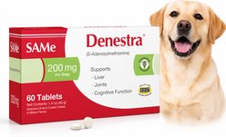 Denestra SAMe 200mg Tablet Liver & Joint Supplement for Dogs, 60 count