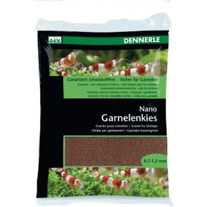 Dennerle Nano Garnelenkies Shrimp Aquarium Gravel, 4.4-lb bag, Borneo Brown