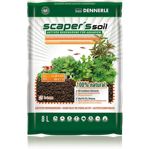 Dennerle Scraper's Soil Active Aquarium Substrate