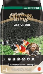 Dennerle Shrimp King Shrimp Active Aquarium Soil, 4-L bag