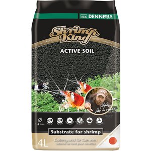 Dennerle Shrimp King Shrimp Active Aquarium Soil, 4-L bag