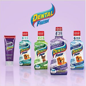 Dental Fresh Advanced Plaque & Tartar Dog & Cat Dental Water Additive, 8-fl oz bottle