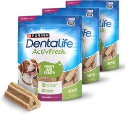 DentaLife ActivFresh Daily Oral Care Small/Medium Dental Dog Treats, 90 count