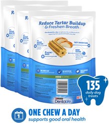 DentaLife Daily Oral Care Chicken Flavor Mini Dental Dog Treats, 135 count slide 2 of 7
