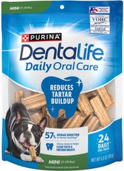 DentaLife Daily Oral Care Chicken Flavor Mini Dental Dog Treats, 24 count