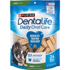 DentaLife Daily Oral Care Chicken Flavor Mini Dental Dog Treats, 24 count