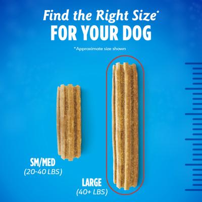 Show full view: DentaLife Plus Digestive Support Chicken & Pumpkin Flavor Large Dental Dog Treats, 19 count (original) slide 8 of 12