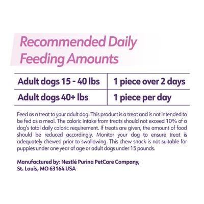 Show full view: DentaLife Plus Digestive Support Chicken & Pumpkin Flavor Large Dental Dog Treats, 19 count (original) slide 10 of 12
