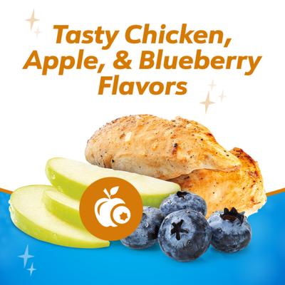 Show full view: DentaLife Plus Immune Support Chicken, Apple & Blueberry Flavor Small/Medium Dental Dog Treats, 19 count (original) slide 6 of 12