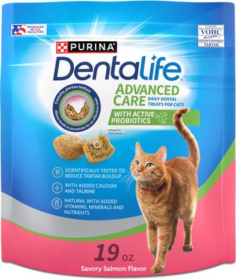 DentaLife Savory Salmon Flavor Dental Cat Treats