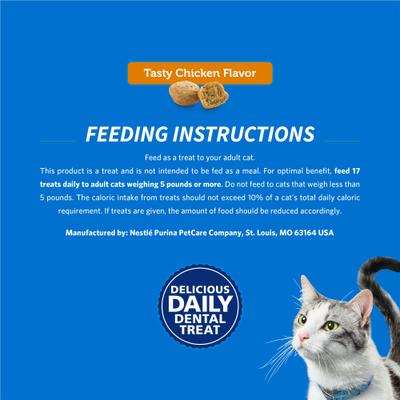 Show full view: DentaLife Tasty Chicken Flavor Dental Cat Treats, 19-oz bag slide 10 of 13