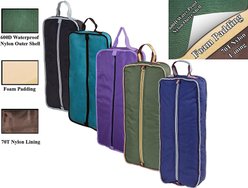 Derby Originals 3 Layer Padded Halter Bridle Horse Tack Carry Bag, Purple slide 2 of 2