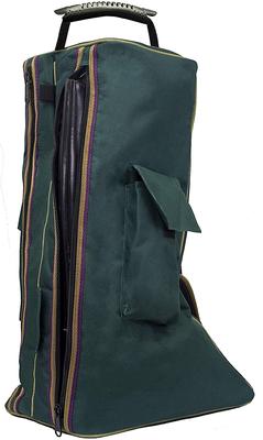 Show full view: Derby Originals 600D Nylon Padded Tall English Riding Boot Carry Bag, Hunter Green slide 3 of 4