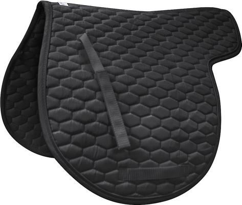 Show full view: Derby Originals All-Purpose Quilted Contour English Saddle Pad, Black slide 1 of 1