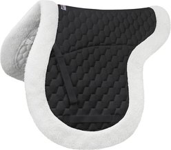 Derby Originals AP Fleece Padded Contour English Saddle Pad, Black