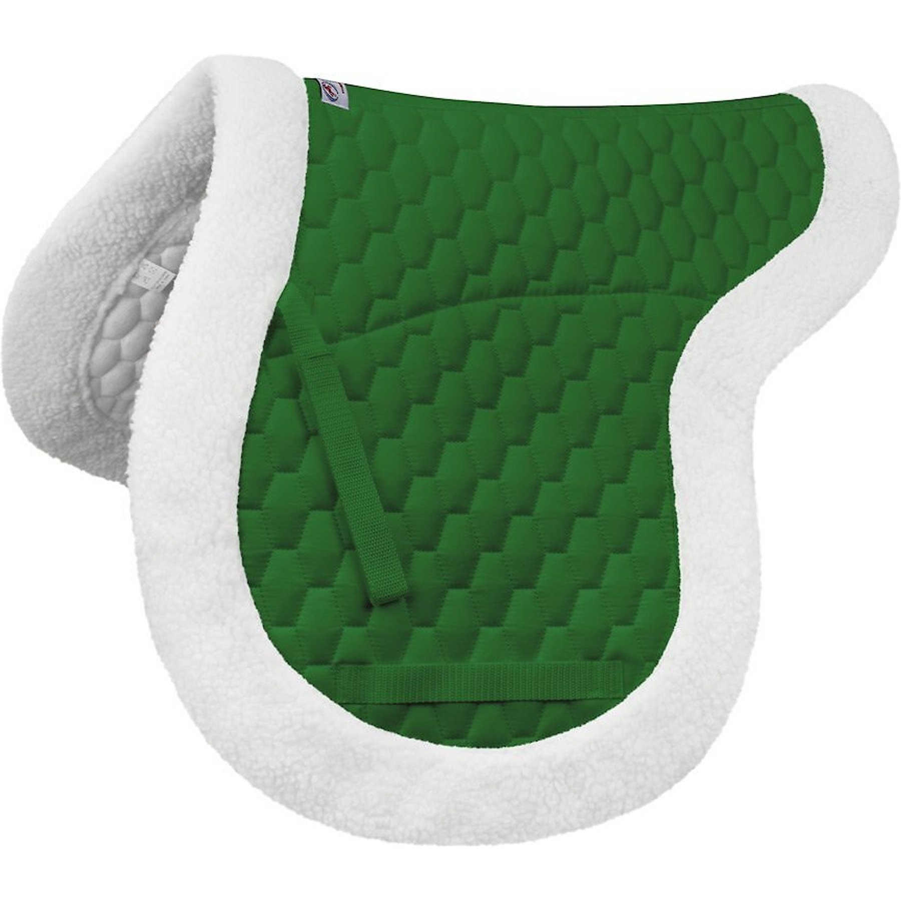 Derby Originals AP Fleece Padded Contour English Saddle Pad, Hunter Green