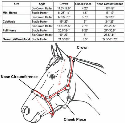 Show full view: Derby Originals Blackout Breakaway Reflective Safety Horse Bio Crown Halter & Lead, Midnight Black, Full Horse slide 4 of 4