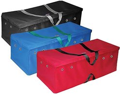 Derby Originals California Three String XX-Large Nylon Horse Hay Bale Carry Bag, Black