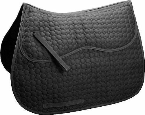 Show full view: Derby Originals Extra Comfort All-Purpose English Saddle Pad, Black slide 1 of 2