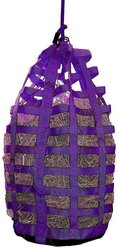 Derby Originals Go Around Slow Feed Horse Hay Bag, Purple