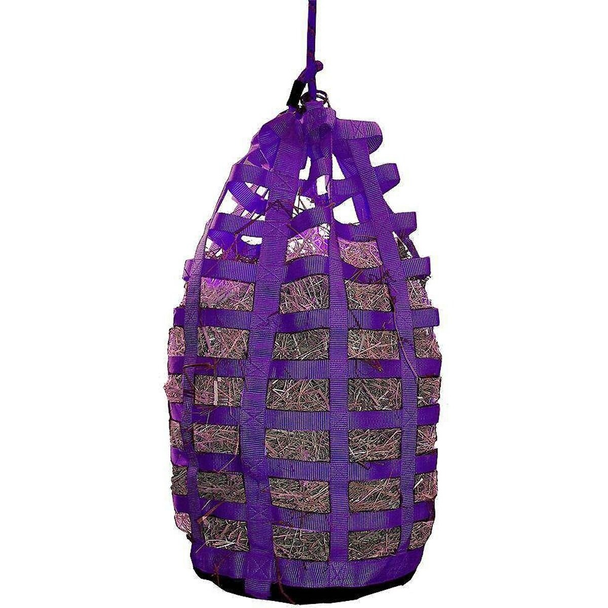 Derby Originals Go Around Slow Feed Horse Hay Bag, Purple