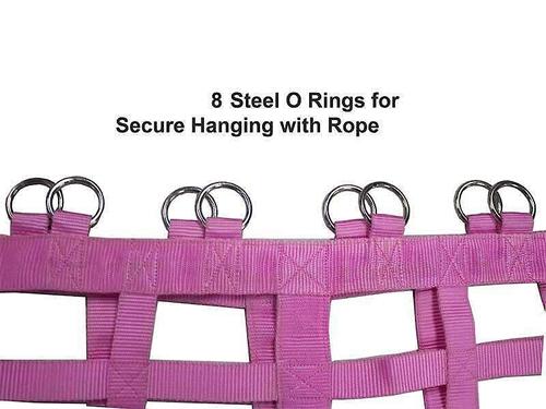 Show full view: Derby Originals Go Around Slow Feed Horse Hay Bag, Purple slide 3 of 4