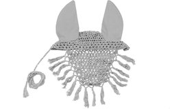 Derby Originals Horse Fly Veil & Ear Net, Full Horse, White