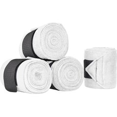 Derby Originals Horse Polo Wrap, 4 count, White