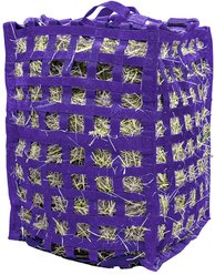 Derby Originals Natural Grazer Patented Four-Sided Slow Feed Horse Hay Bag, Purple
