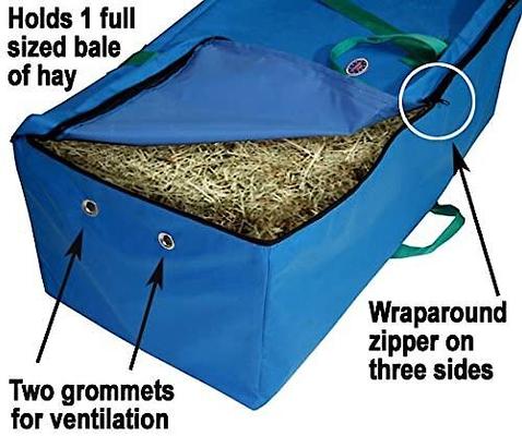 Show full view: Derby Originals Nylon Hay Bale Bag Cover, Royal Blue slide 2 of 3