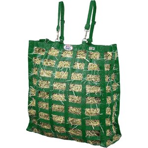 Derby Originals Paris Tack Supreme 4-Sided Slow Feed Horse Hay Bag, Hunter Green