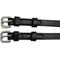 Show in main carousel: Derby Originals Premium English Leather Spur Straps with Keepers, Black, Kids, 3/8 x 14.5-in slide 2 of 3