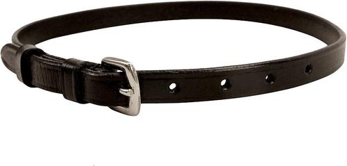 Show full view: Derby Originals Premium English Leather Spur Straps with Keepers, Black, Mens, 3/8 x 20-in slide 3 of 3